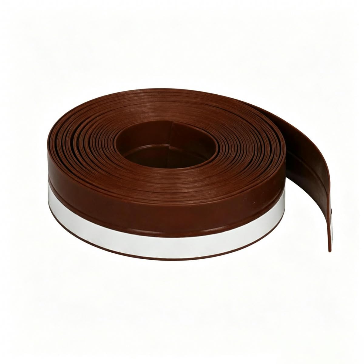 Window Self Adhesive Dustproof Draught Strip Weatherstrip Seal Silicone Door-Brown-35mm-1 Meter