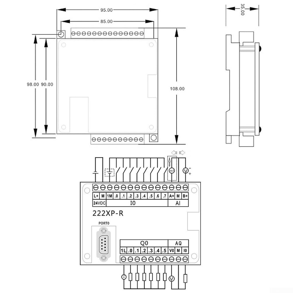 per plc Industriale SK222XP 24VDC Compatibile per s7 per plc