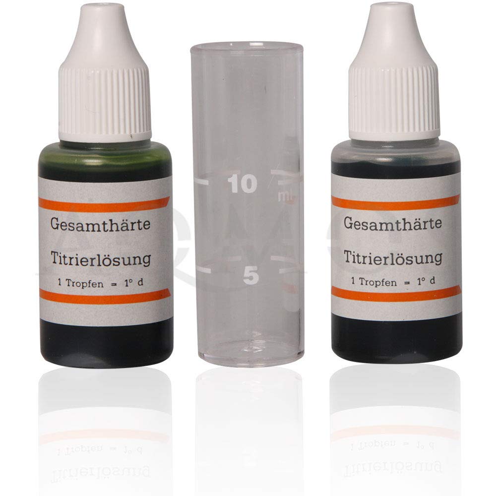 AQMOS Lot de 2 outils de mesure de la dureté de l'eau °dH