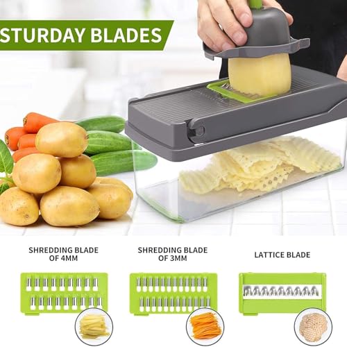 Vegetable Chopper Slicer Onion Dicer - Multi Veggie Mandoline miniatura 3