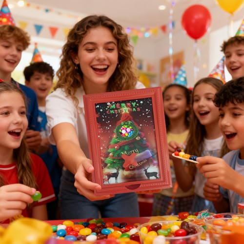 Dispensador de dulces para cajas navideñas y contenedores de hogar 5
