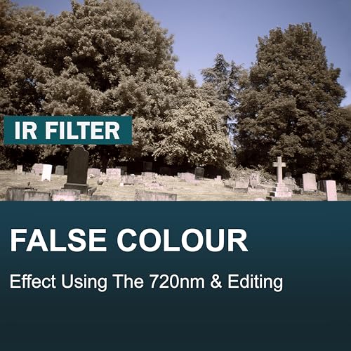 Filtre Infrarouge IR R72 52 mm pour éliminer les photos de paysage ternes