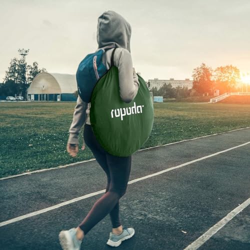 Image of ropoda Pop Up Tent 83 inch x 48 inch x 48 inch Upgrade Privacy Tent, Porta-Potty Changing Portable Changing Room Includes 1 Removable Bottom,8 Stakes,1Removable Rain Cover,1 Carrying Bag