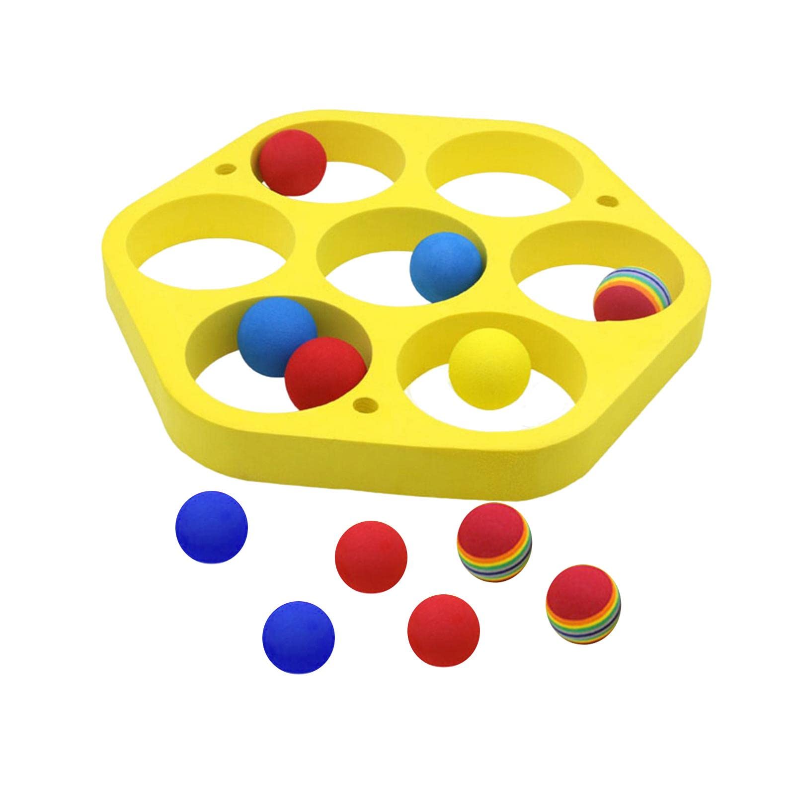 Ferrule da Lancio Gioco di Lancio Anelli Piscina Bambini Materiale Eva Semplice da Assemblare Esercizio Coordinazione Adatto a Party, Stile a