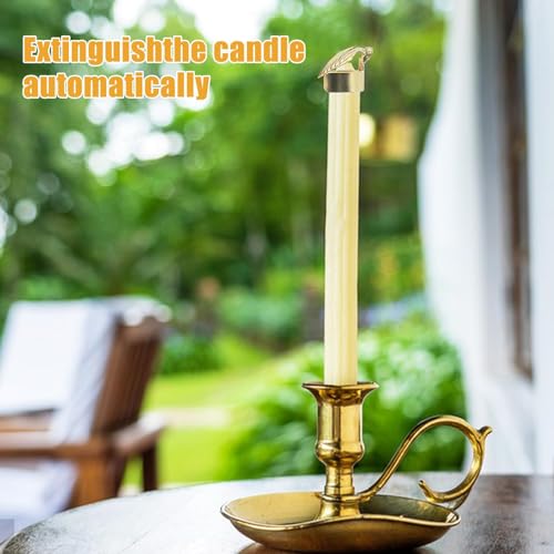 Generic 4Pcs Candle Snuffer Candle Extinguisher Metal Shell Pattern Automatic Candle Stopper for Candle Extinguishing (Gold), Generic5h793x8vtf-11