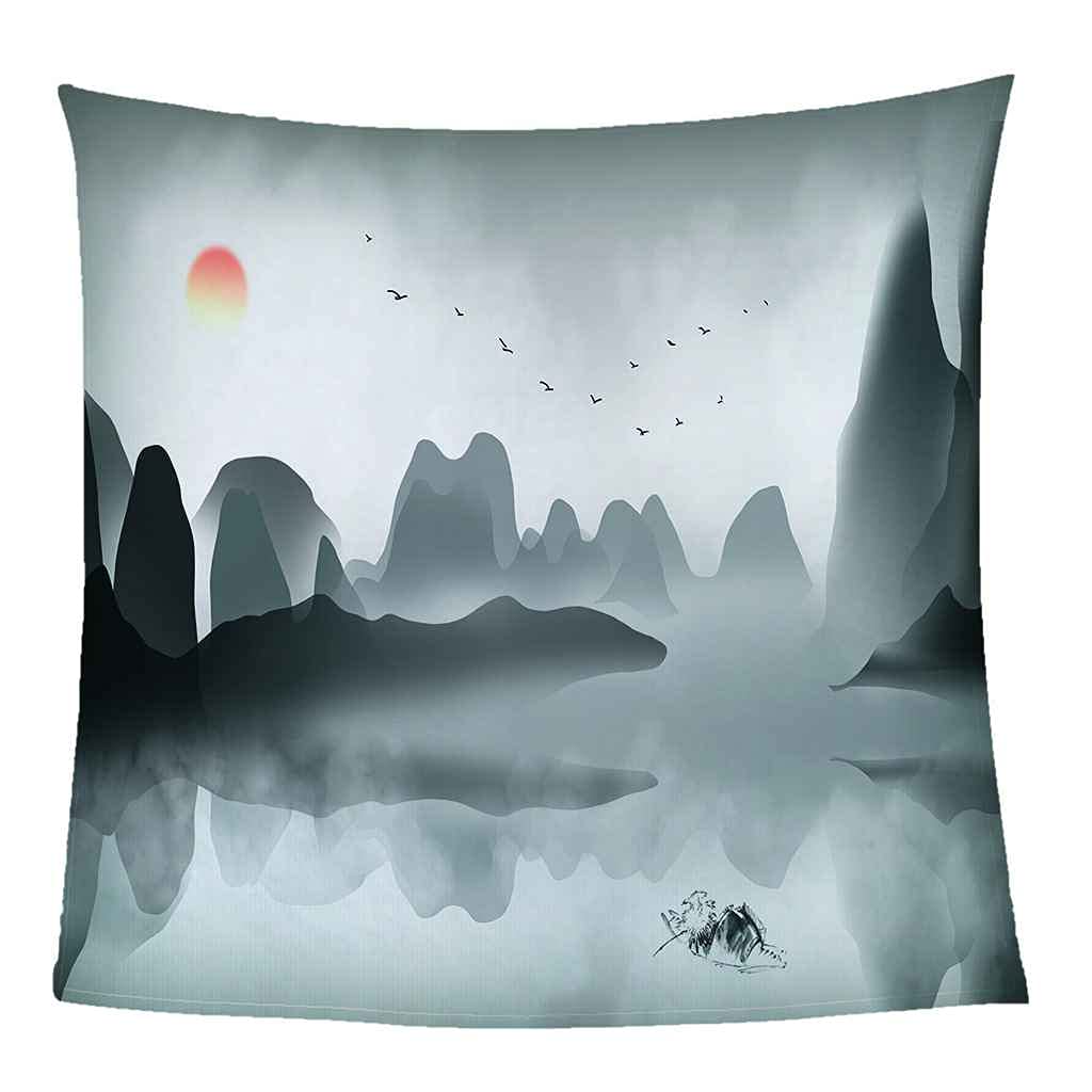 Couverture polaire microfibre gris 130x150cm plaid canapé lit chaud toutes saisons