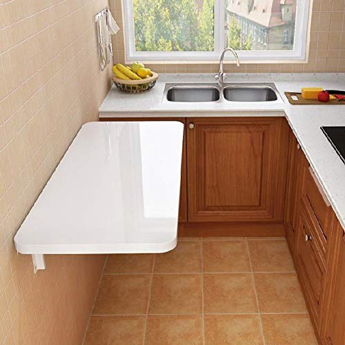 HXFAFA Folding Wall-Mounted Drop-Leaf Table,Wall...