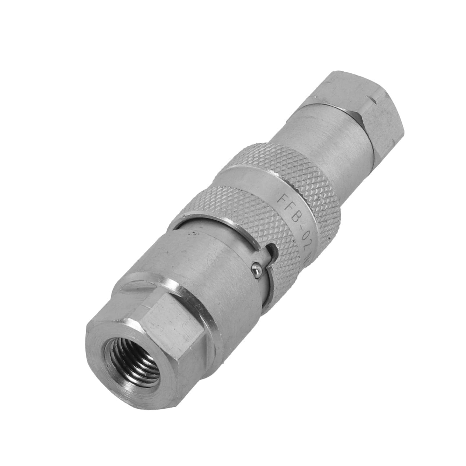 pour ensemble de coupleurs à dégagement rapide à face plate pour BSP, 0 déversement ISO 16028 standard, NPT de 6,35 mm à 19 mm, acier au carbone zingué, 250-325 BAR