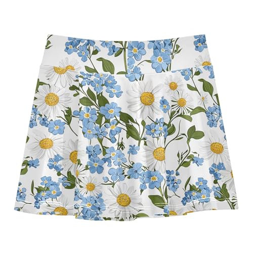 Skirt for Girls with Built in Shorts Flowy Golf Skirts for Little Girls Sports Skirts for Kids with Pockets2