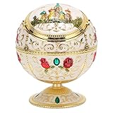 ESTILO RETRO: Los ceniceros geniales son ceniceros de artilugios hechos a mano de estilo retro que, además de sostener colillas de cigarrillos al mismo tiempo, pueden ser como un frasco de joyería, un banco de monedas, etc.