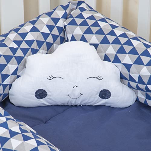 Kit Almofada De Amamentaçao + Ninho Redutor 100% Algodão