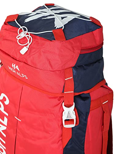 HIGH ALPS Travel backpack FOR HIKING AND TREKKING Rucksack with Rain Cover 65L