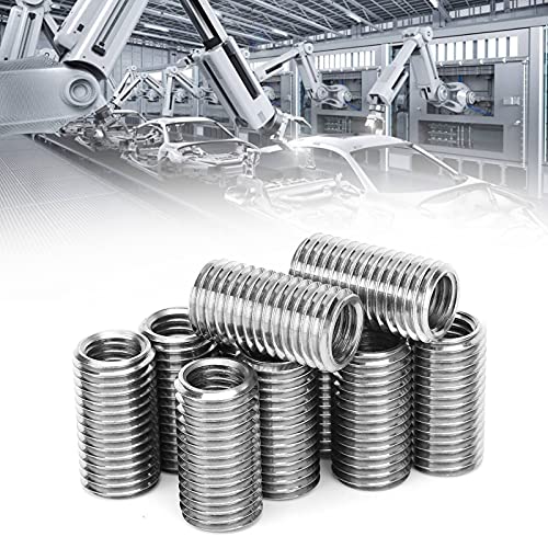 Collated Screws 10Pcs Threaded Repair Insert Nut Reducing Repairing, Thread Slotting Female M12 and Male M16 Repair