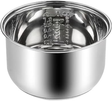 Stainless steel inner pot of rice cooker - compatible with aroma ARC-150SB, ARC-5200SB rice cooker replacement pot.