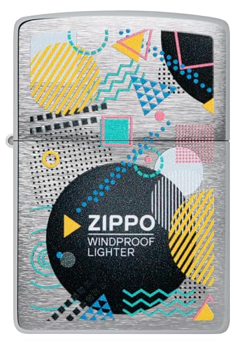 Zippo Retro Design Encendedor Metal Brushed Chrome miniatura 2