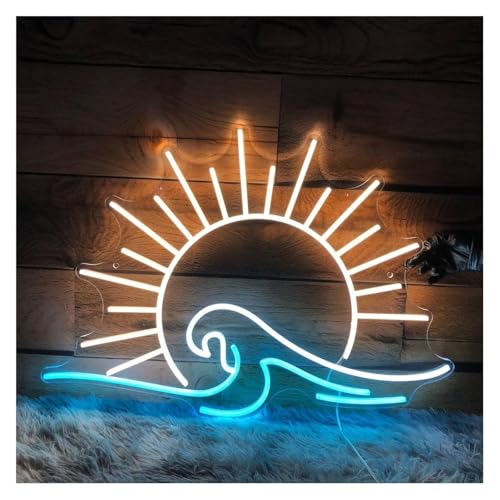 Lumières néon Sun pour Wave : illuminez votre salon avec un style estival unique