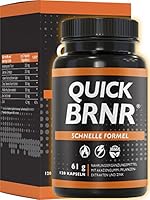 BRNR QUICK BRNR Schnelle Formel 6in1 mit Garcinia Cambogia, Stoffwechsel-Rezeptur mit Zink, 120 Kapseln