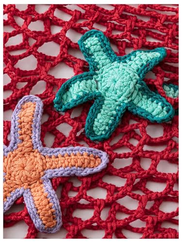 Verdusa Women's Starfish Hollow Out Crochet Beach Cover Up Skirt Asymmetrical Sheer Wrap Skirt3