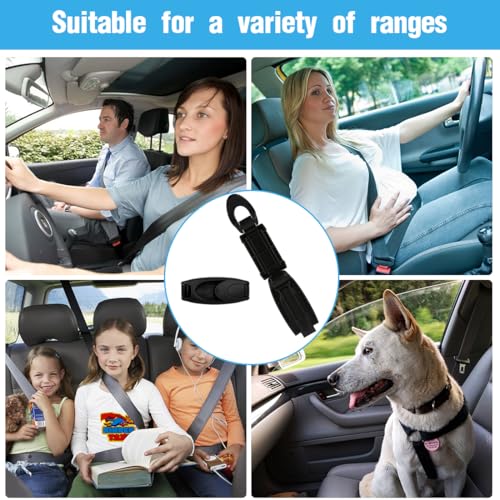 ZOPJUMA 2 Stück Auto Sicherheitsgurt Clip, Universal-Sicherheitsgurt-Einsteller, Autositz Gurtversteller, Gurtversteller Seat Belt Clips, Auto-Sicherheitsgurt-Clip-Einsteller, für Erwachsene, Kinder