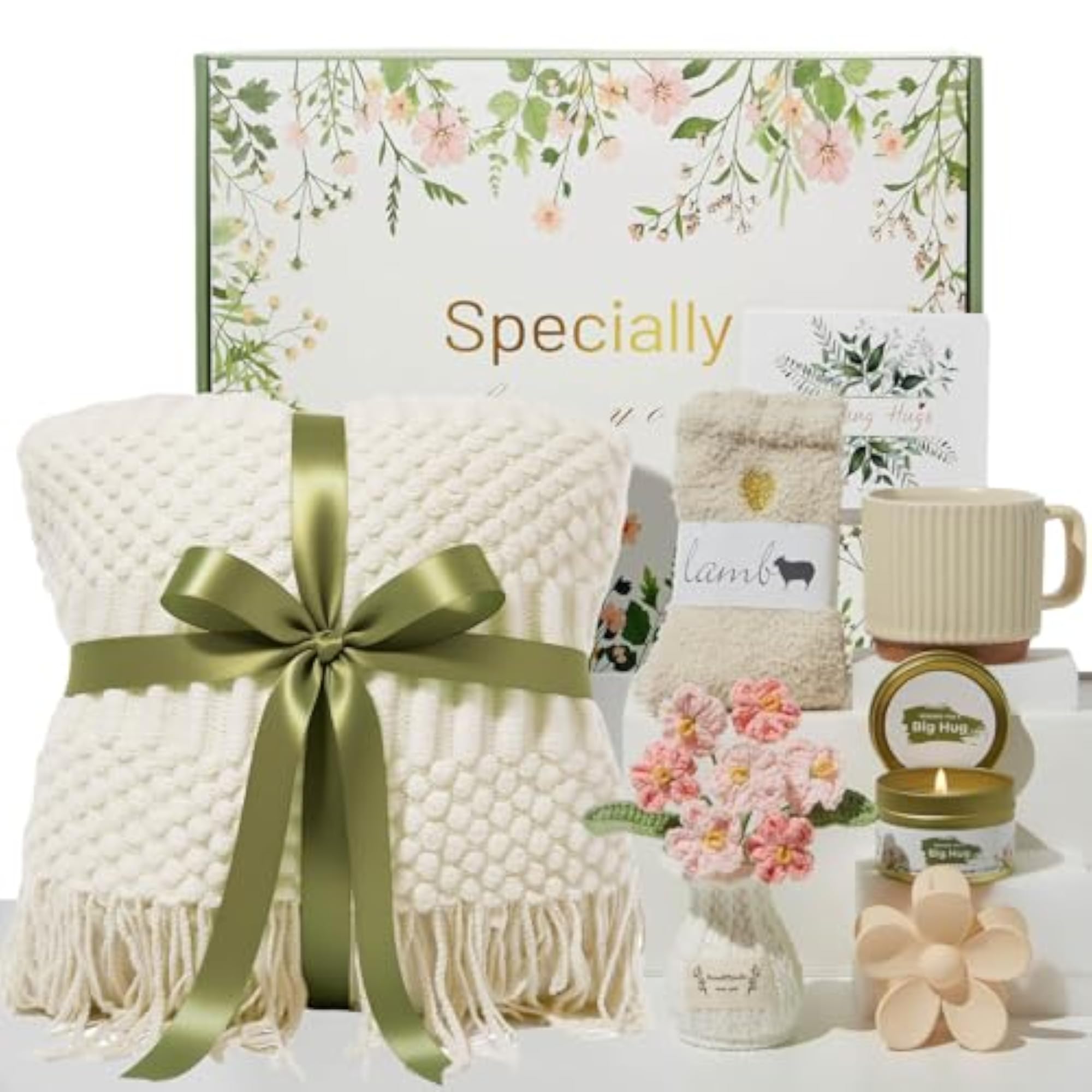 Women's Sympathy Gift Basket for Get Well Soon