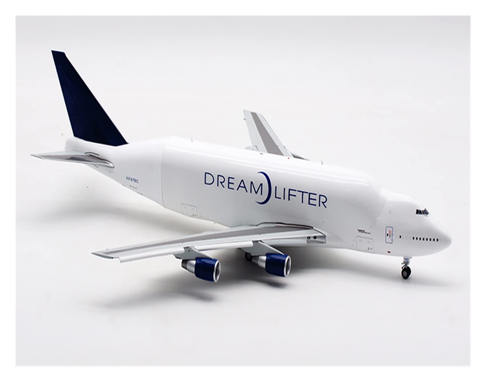 1 200 per 747 B747-400LCF N747BC Dream Lifter Modello di Aereo Giocattolo con Ruote del Carrello di atterraggio per la Raccolta e la visualizzazione