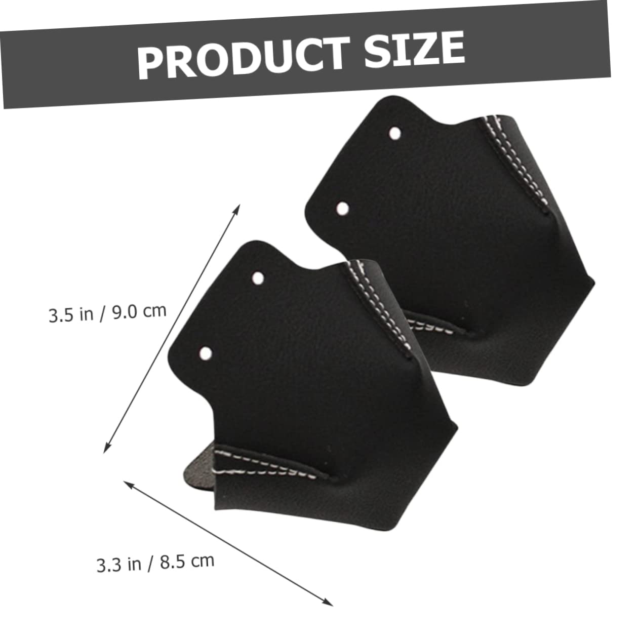 UPKOCH Skate-Zehenschutz Pads Beschützer Schützend Bewachen Zehenschutz Rollschuhe Separator Für Kappen Dein Skates Zehenschutz Tragbarer Zehenschutz Leder Black