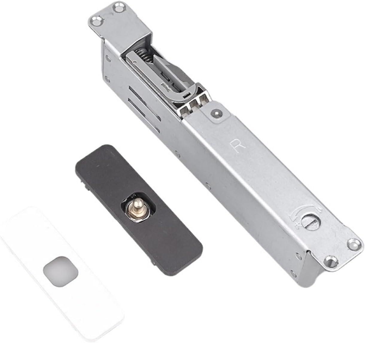 Hydraulic Buffer Silent Door Closer Home Interior Household Hidden Type Wooden Closing Artifact(Right 60KG)