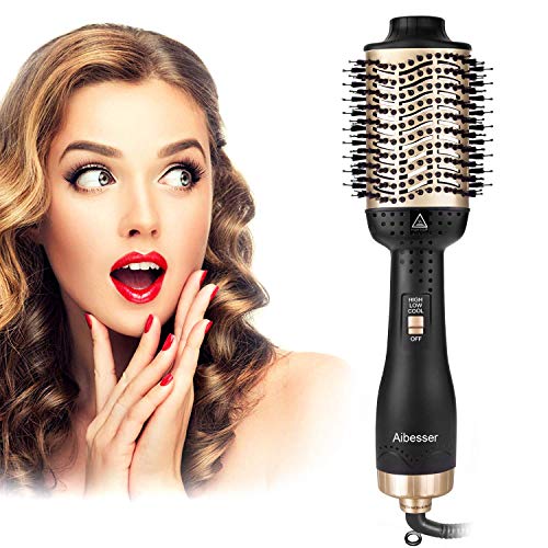 Aibesser Hair Dryer Brush,One-Step Hair Dryer and Volumizer Hot Air Brush,5 in 1