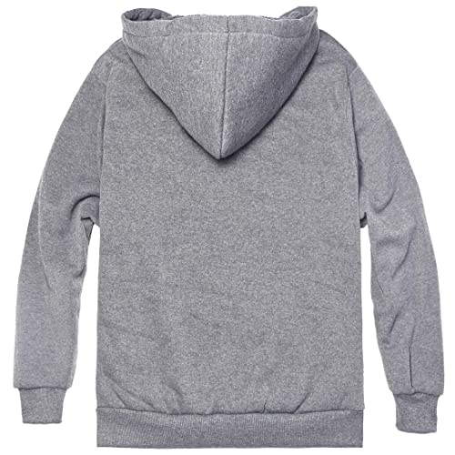 Image of Gary Com Heavyweight Sherpa Hoodies for Men, Thick Fleece Lined Full Zip Up Winter Warm Sweatshirts Work Jackets