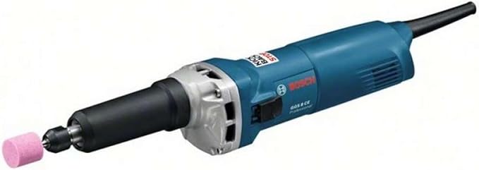 Bosch Professional GGS 8 CE - Amoladora recta (750 W, 2.500 – 8.000 rpm, pinza Ø maxi. 8 mm, regulación velocidad, en caja)