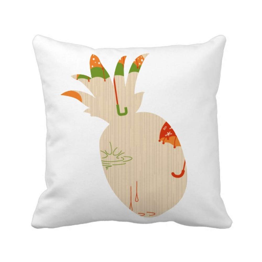 Nuage parapluie pluie tissu et couverture ananas avec coussin de lit