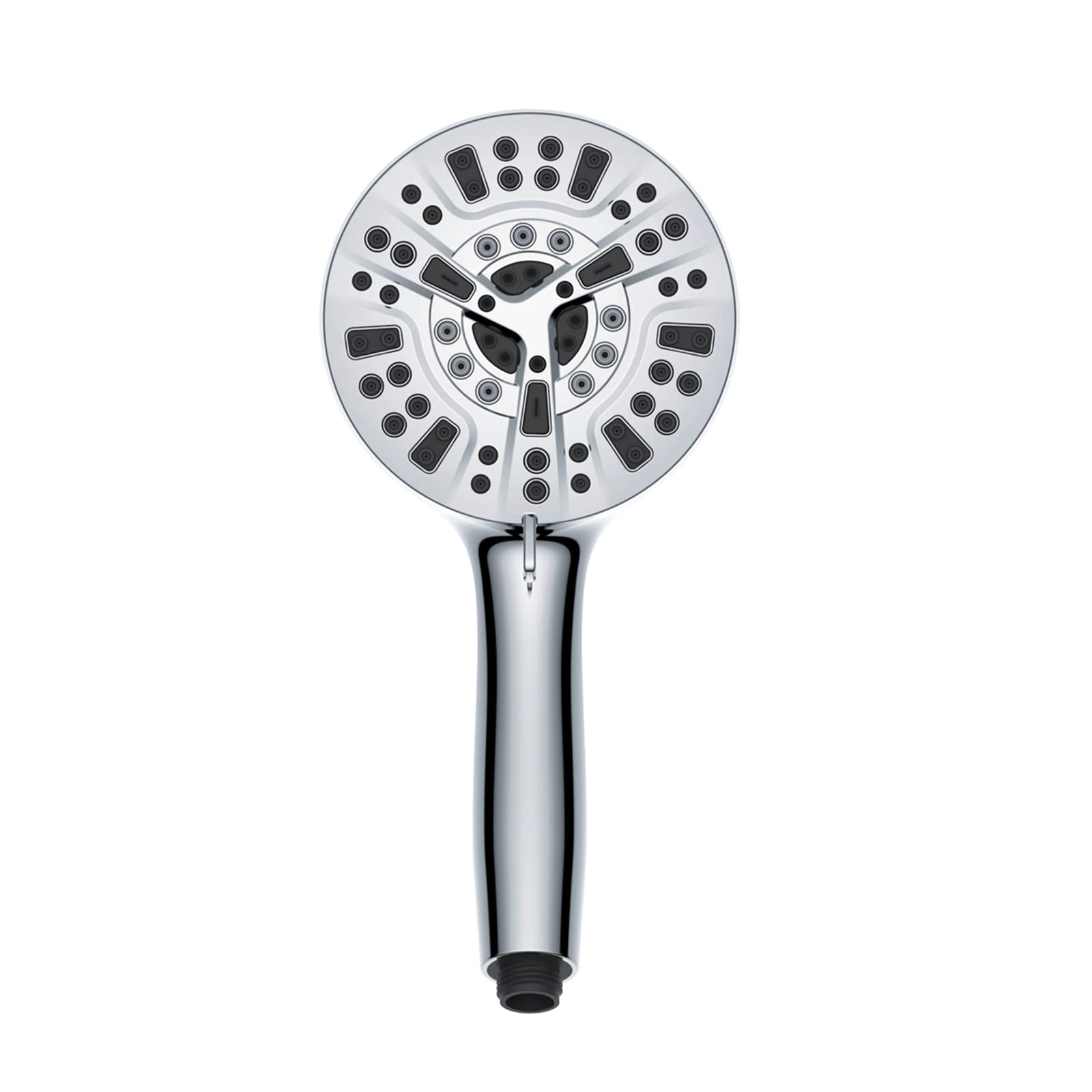 Alcachofa de Ducha, Cabezal de Ducha con Filtro, 10 Modos Cabezal Ducha, Grifo Ducha de Mano con Alta Presiòn, Ahorro de Agua Cabezal Ducha con Manguera, ABS, Cromo