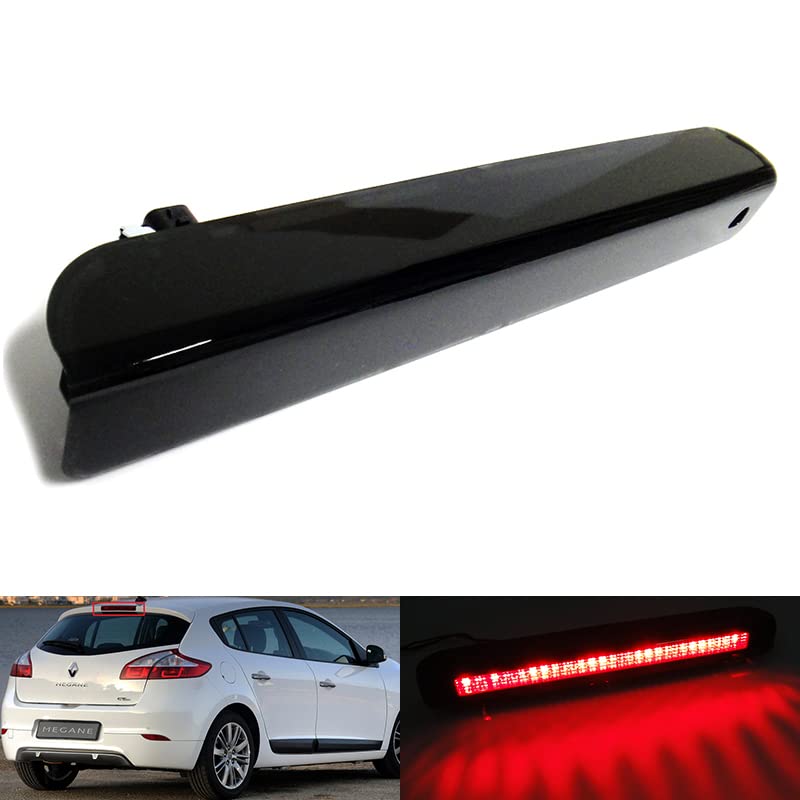 MASO Troisième Feu Stop LED Haut Renault Megane MK III 2008-2016 - 265900006R Lentille Rouge
