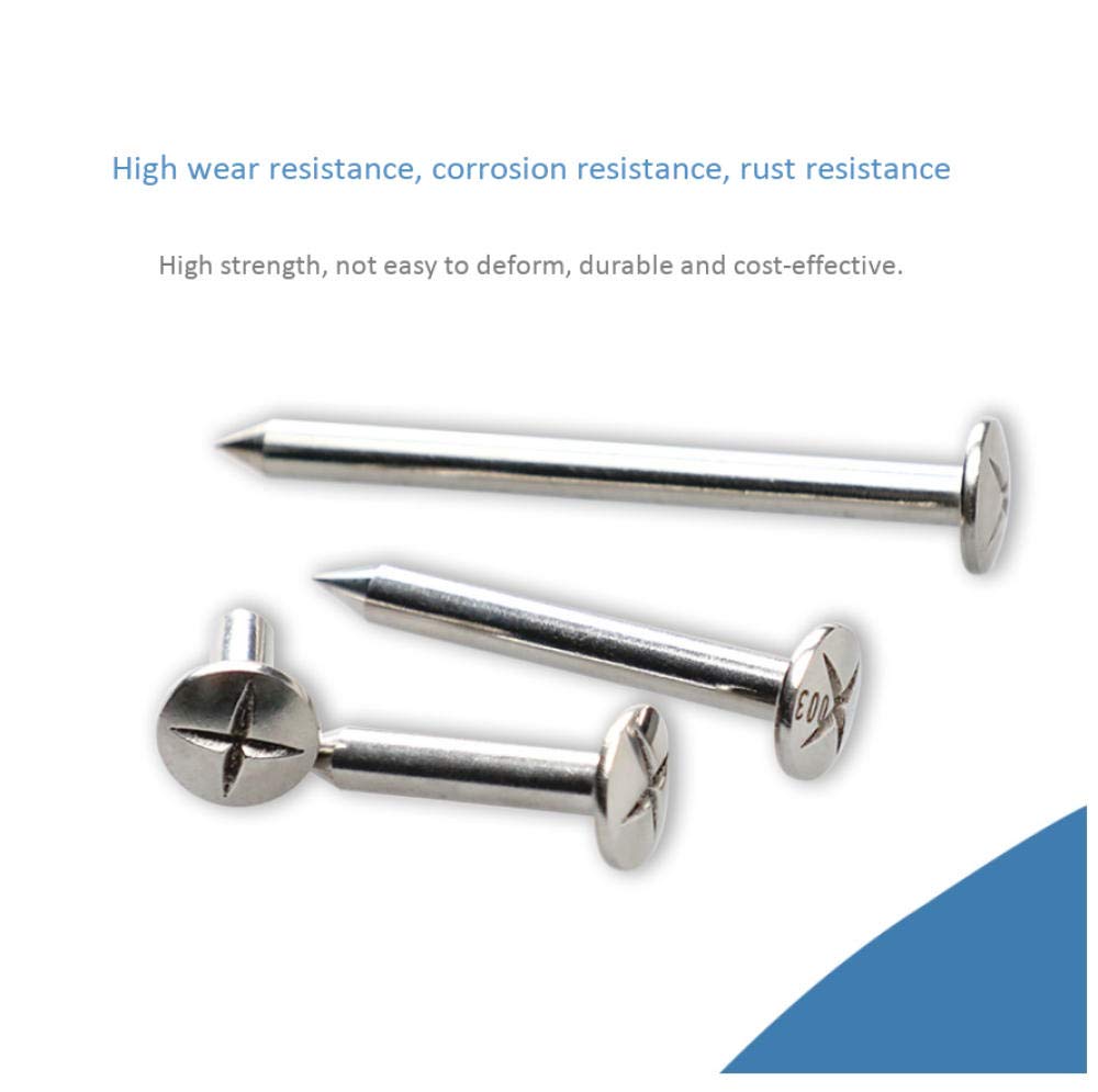 Chiodi Segnaletica Stradale | Acciaio Inox | Per Parcheggi E Strade | 10 Pezzi | Installazione In Cemento O Acciaio - Foto 8