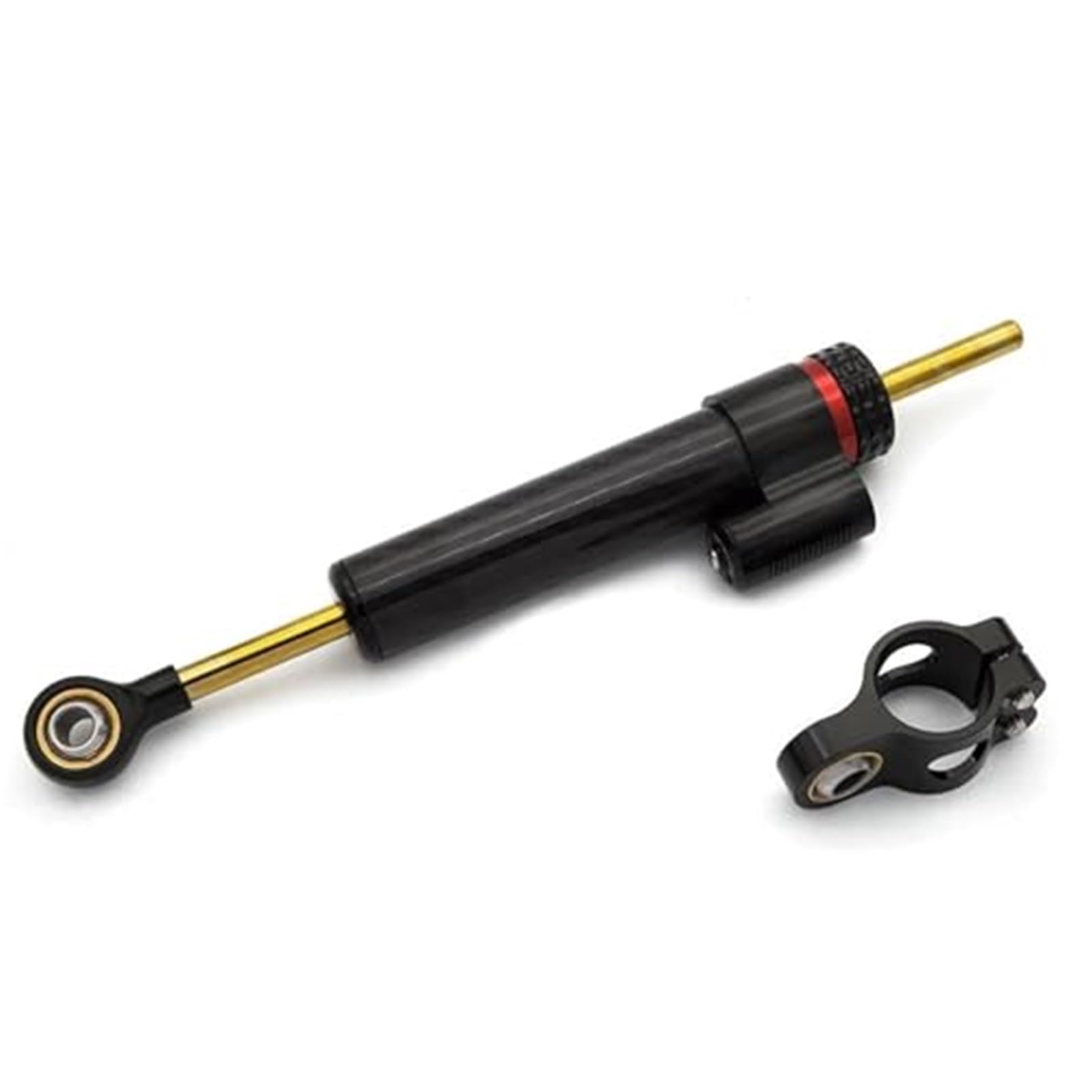 Zestaw amortyzatorów układu kierowniczego skutera, Pexorin Dla KAABO, Wolf Warrior 11 King GT E-skuter stabilizator węglowy z włókna węglowego zestaw montażowy amortyzatora układu kierowniczego elektr