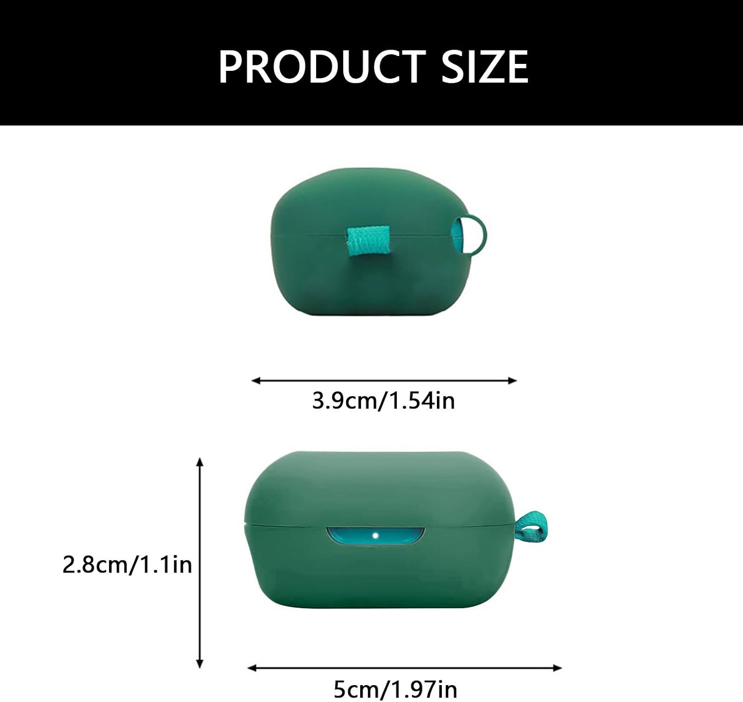 Flexible Headphone Protective Case for JBuds Covers Shockproof Shell Washable Housing Sleeve Soft Silicone Skin Scratch Earbud Case image 3