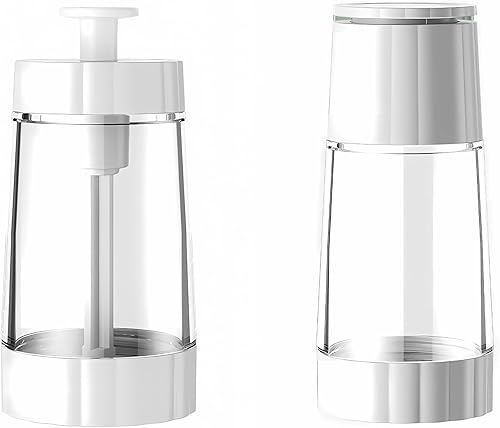 Dispensador de sal de 0.02 oz y juego de molienda manual, controla la ingesta diaria de sal, molinillo de núcleo de cerámica mejora el sabor,