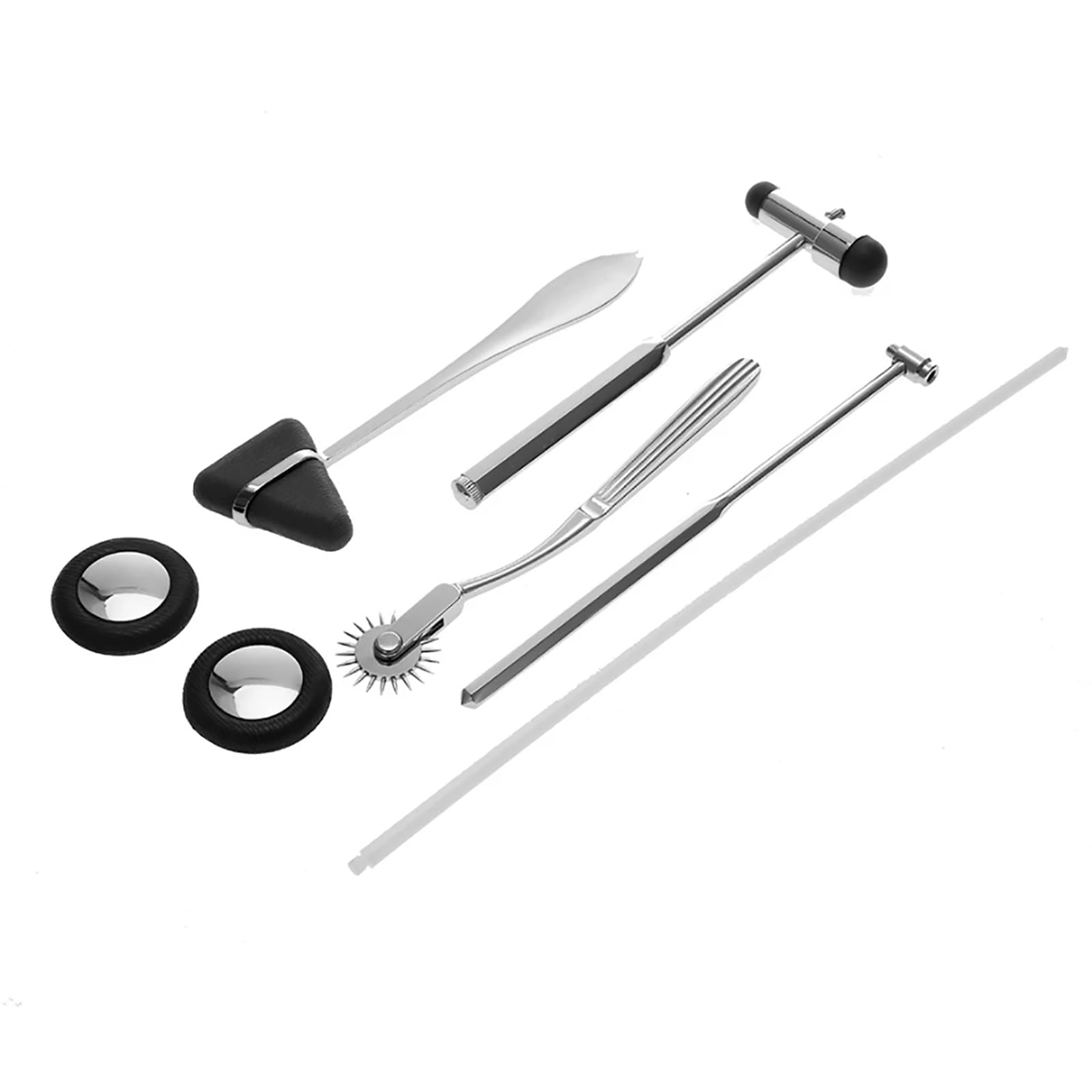 Juego De Martillo Neurológico, Kit De Martillo para Reflejos De 5 Piezas, Martillo De Masaje De Percusión para Reflejos De Diagnóstico, Herramientas Esenciales De Examen Neurológico