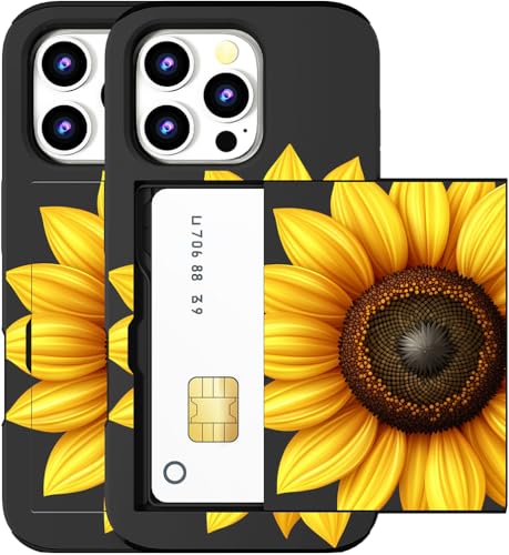 Coque iPhone 15 Pro Max avec porte-cartes étui portefeuille de protection anti-chute