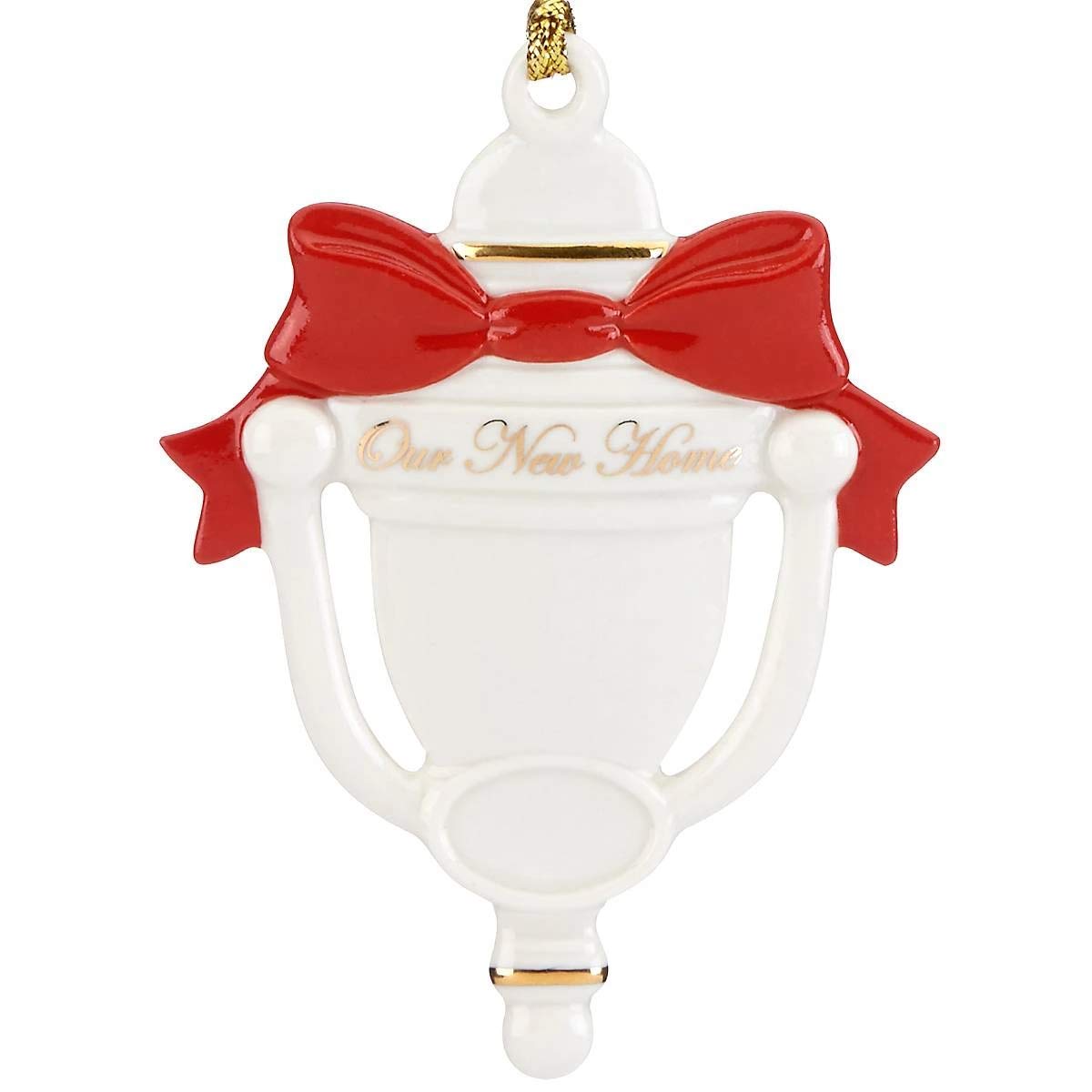 Heurtoir de porte Lenox en porcelaine de 10,2 cm décoratif à suspendre