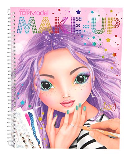 Depesche 10199 Malbuch Create Your Make Up TOPModel, bunt