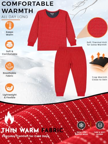 Image of Bodycare Insider Anti-Bacterial Solid Kids Thermal Top & Bottom Unisex Set