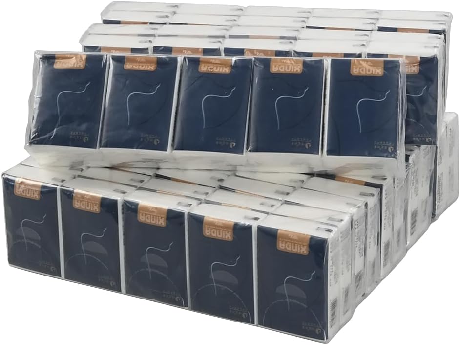 4層ポケットティッシュ トラベルパック、ミニソフトフェイシャルティシュ、100枚パック