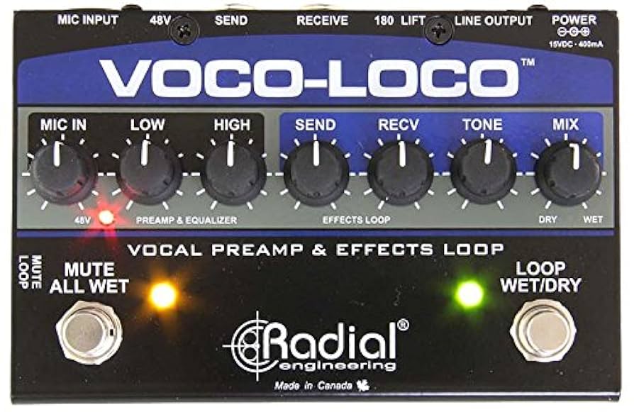 Amazon | Radial ボーカル／楽器用エフェクト・スイッチャー