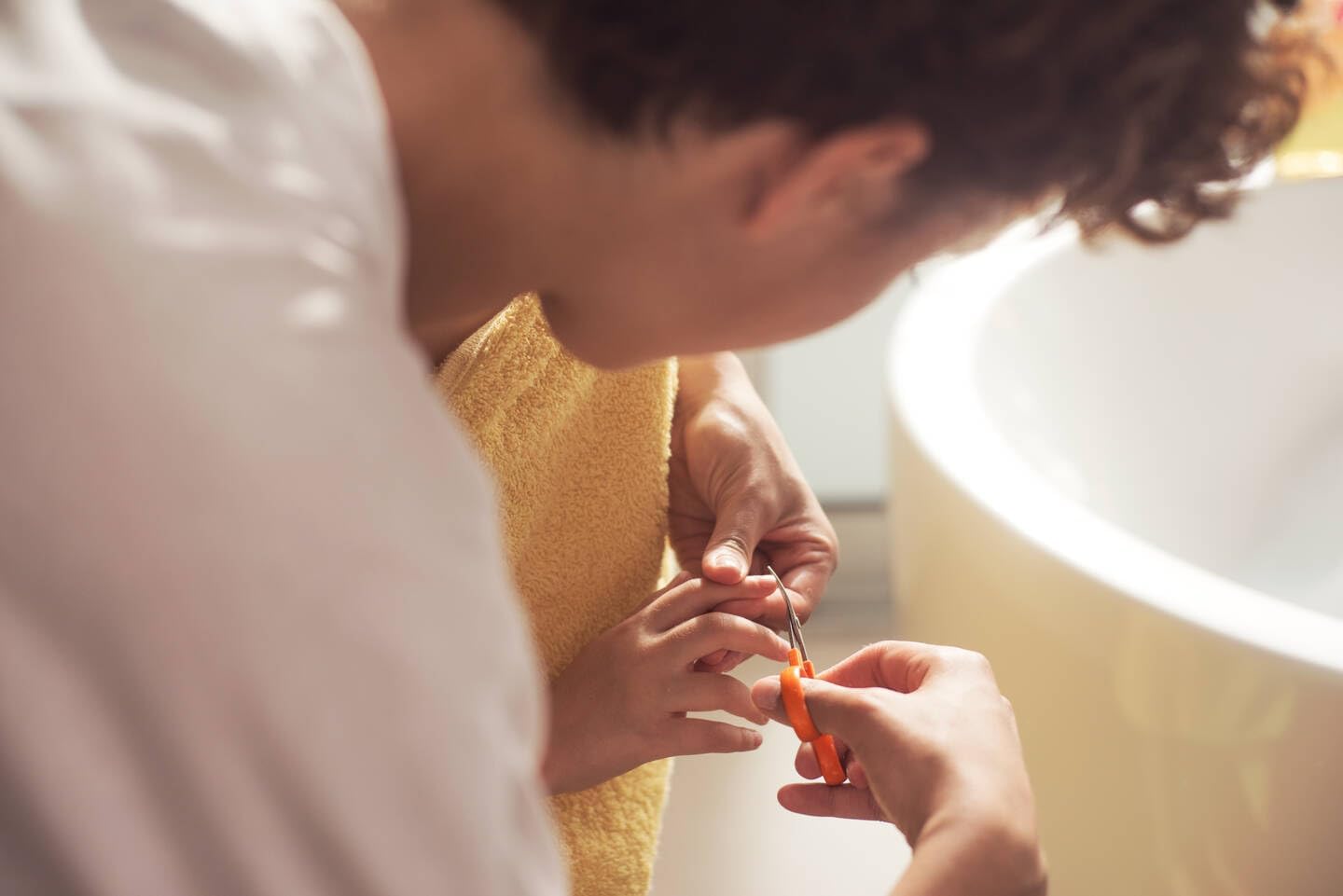 Fiskars Kitchen Scissors, (10cm Orange)