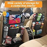 Newaner Auto Rückenlehne Schutz Unterstützung Multi Pocket Organisator, Oxford Tuch verhindern Kick Auto Rücksitz großen Veranstalter, Kinder, Veranstalter und Car Back Seat Organiser