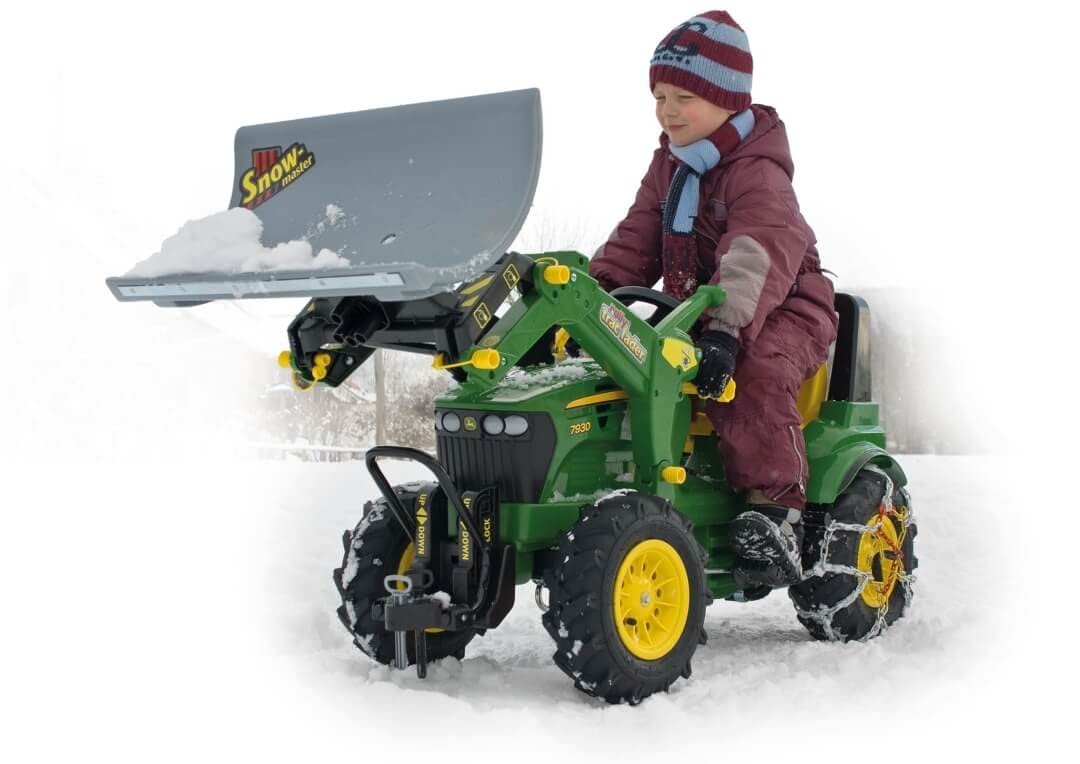 Rolly Toys 409617 rollySnow Master blaszana tabliczka do traktora rollyJunior, rollyFarmtrac, rollyFarmtrac Classic, rollyFarmtrac Premium, rollyX-Trac, rollyTruck(Unimog) | tarcza śnieżna do montażu z przodu