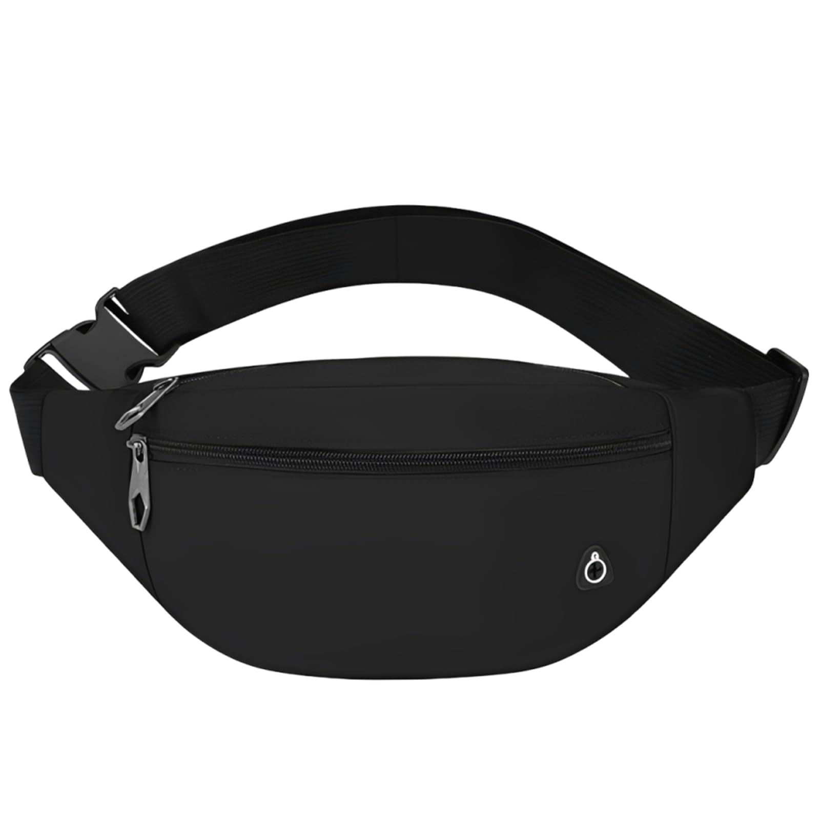 Hao Zhu Bum Bag Running Belt 3 Pockets Adjustable Black