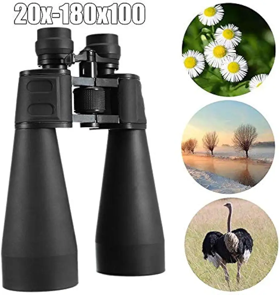 Binóculo Militar Esportivo Profissional Lente Espelhada Zoom 20x180x100 + Estojo Novo + alça Original Sakura