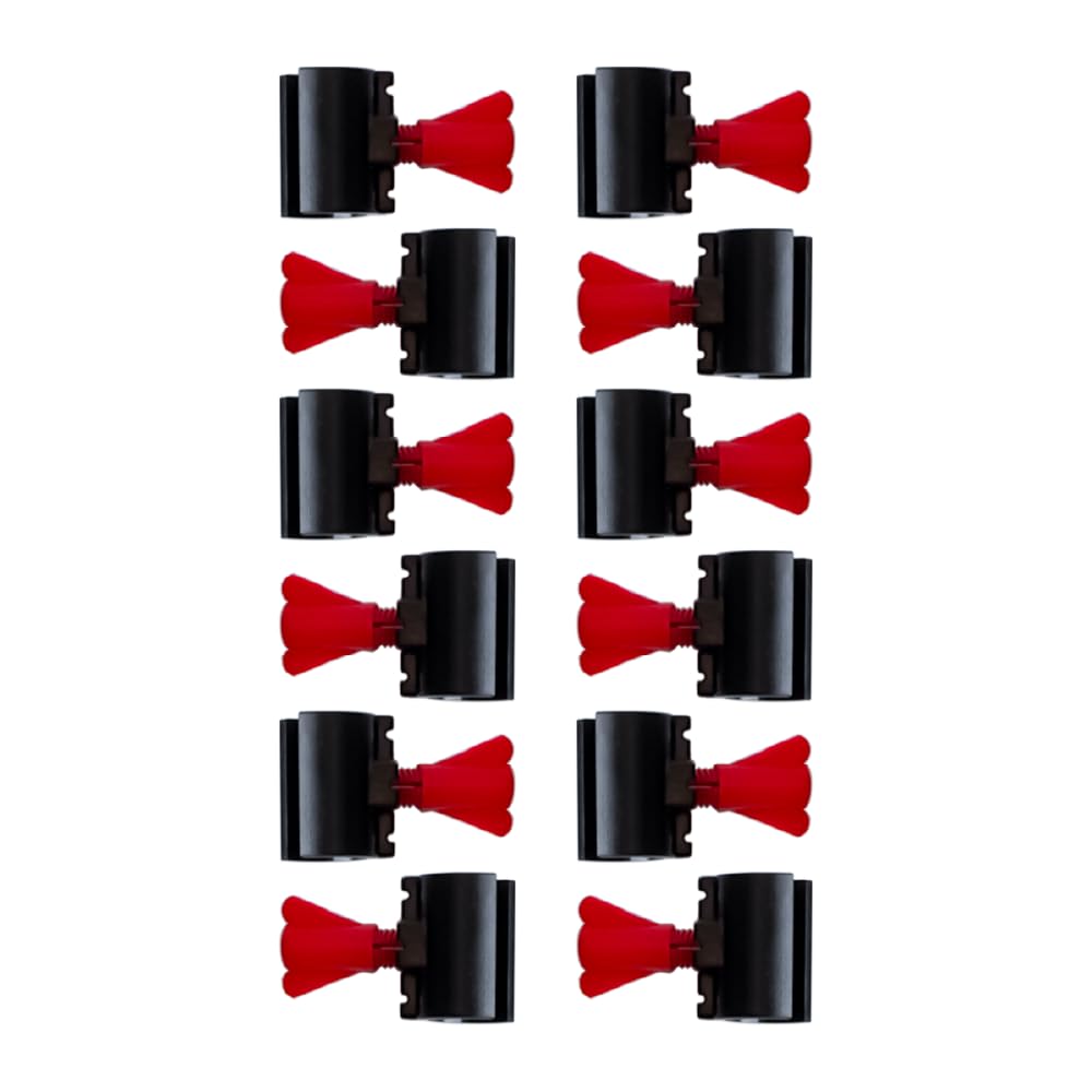 RentACoop Secure Non-Adhesive PVC (S.N.A.P) Watering System for 1/2" Schedule 40 PVC Pipe - S.N.A.P Clips Pack of 12 for Chickens, Quail, and Poultry